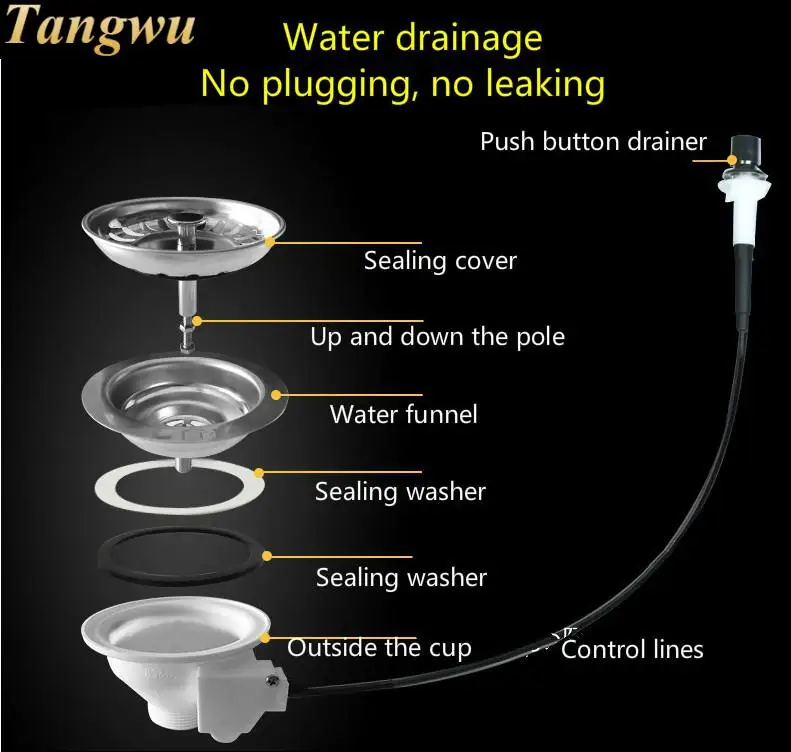 Бесплатная доставка Высококачественная кухонная раковина из нержавеющей стали