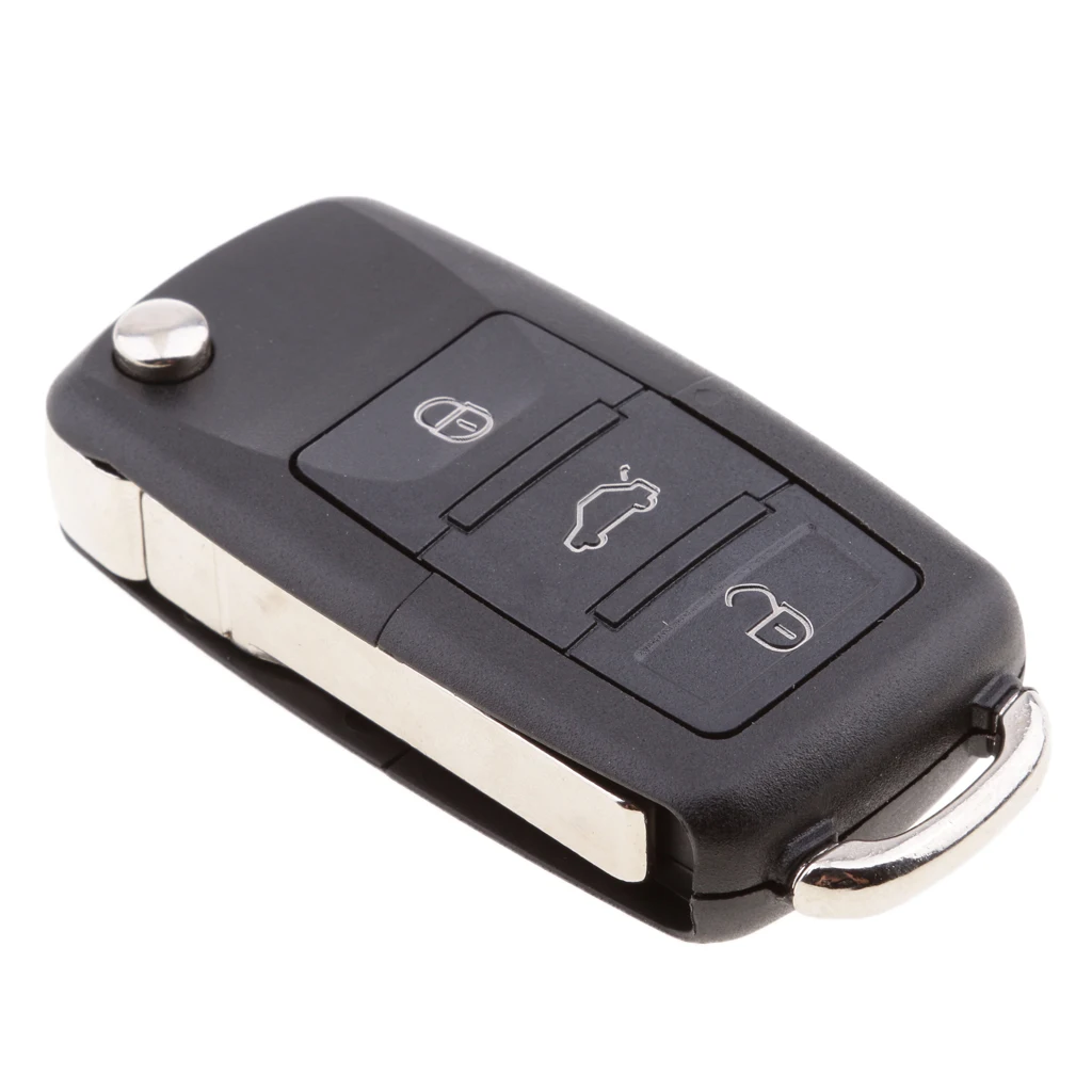 3 кнопочный дистанционный складной ключ для VW Passat 02 05 Golf 06 Polo 09|Защитный корпус