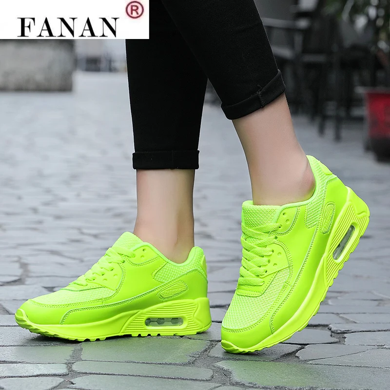 

2021 Women Sneakers Summer Breathable Mesh Brand Shoes for Woman Black Green Red Tenis Feminino Ladies Shoe Basket Femme