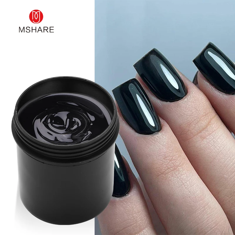 

Msare черный Полиакриловый ic гель для ногтей прозрачный розовый акрил жесткий гель для наращивания ногтей 142 г 5 унций