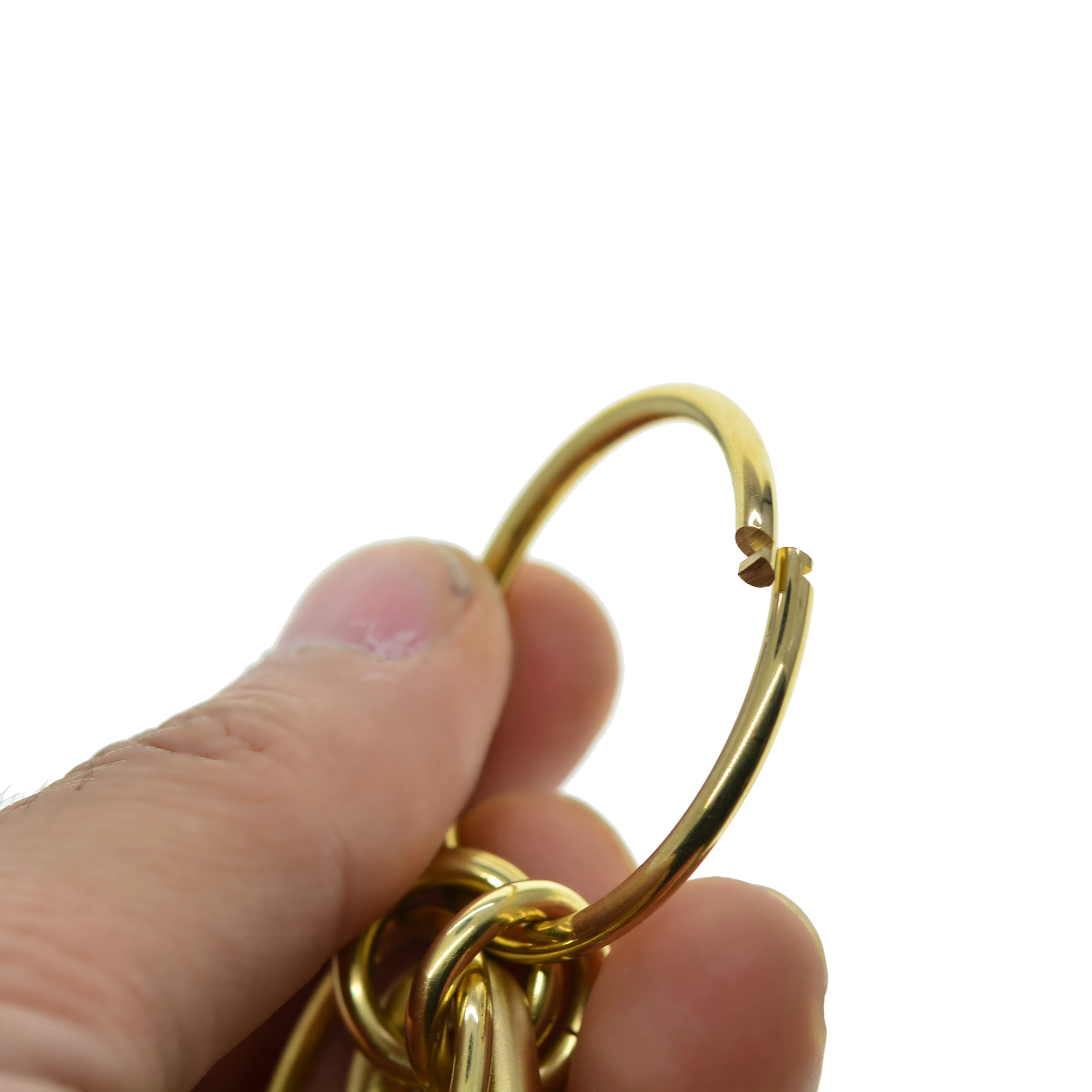 Сверхпрочные сверхпрочные матовые латунные проволочные овальные Пружинные