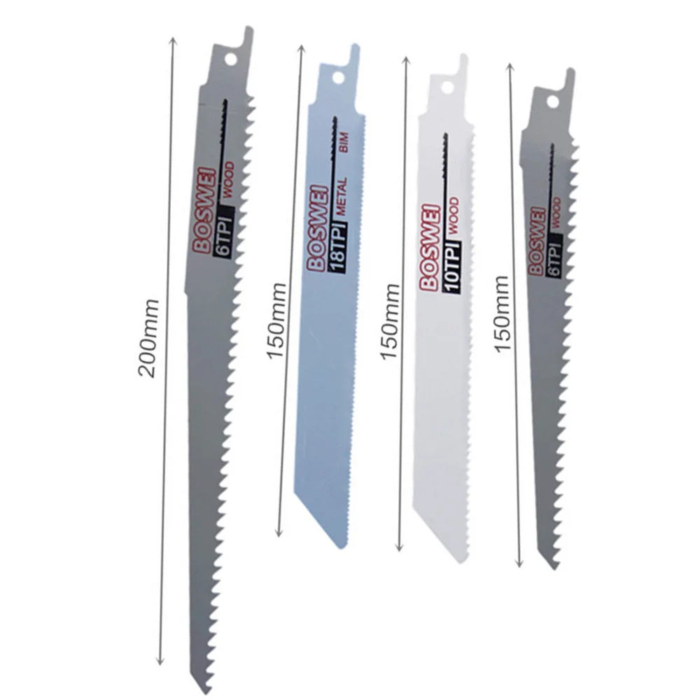 

10pcs Reciprocating Saw Blades Bi-Metal Demolition Blade Set for Wood And Metal