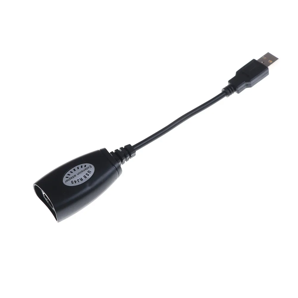 1 компл. Удлинитель USB 2 0 к CAT5E CAT6E RJ45 LAN модем удлинитель адаптер Кабельный кабель