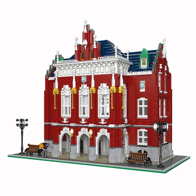 

89123 6355 шт., Модульные строительные блоки Moc для школы Университета, 10008