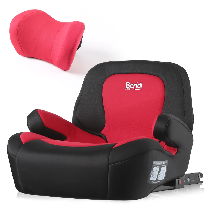 Child Car safety seat  Foldable Car Booster Seat  Increased Pad Isofix Portable Baby Car Seat For 3-12 years old