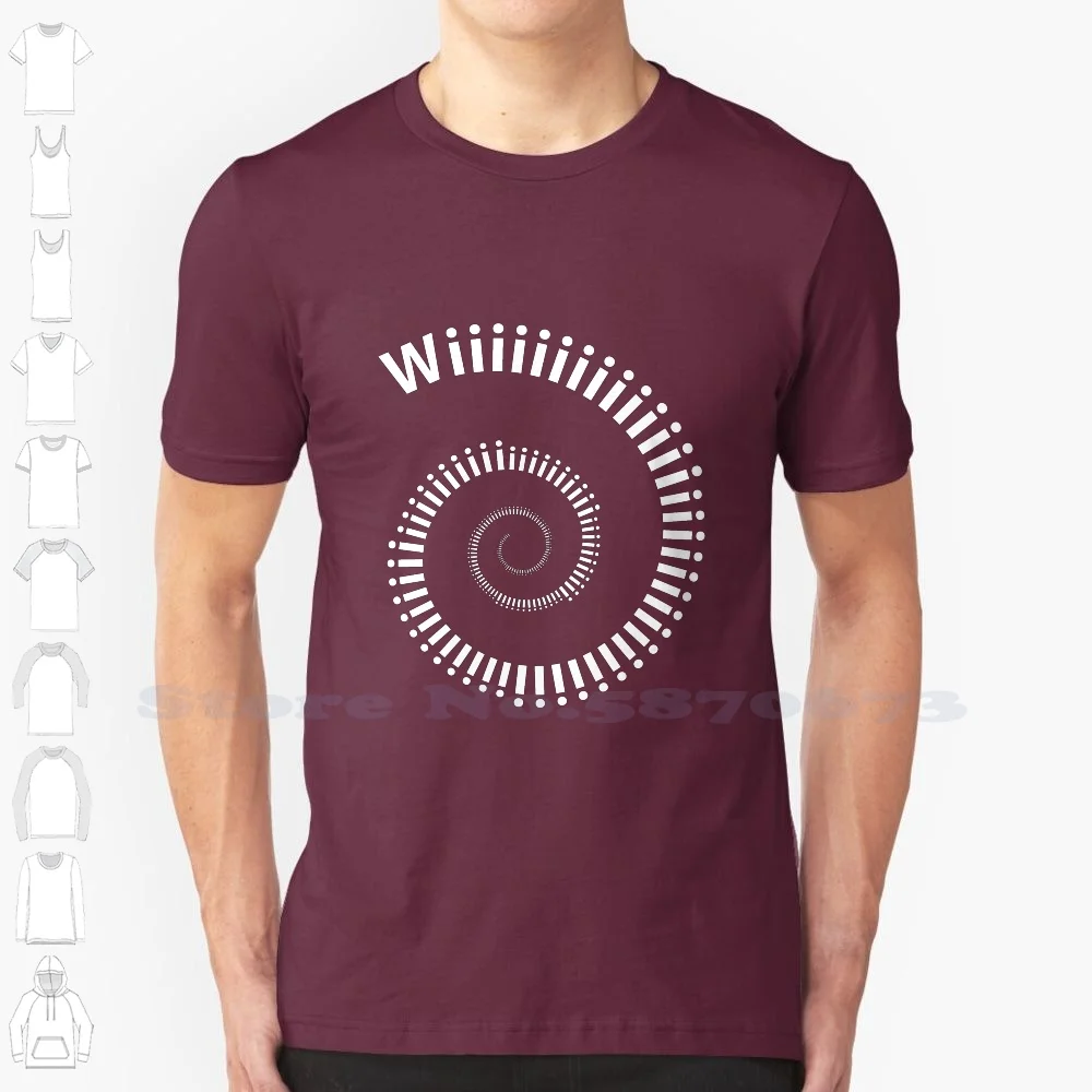 

Wiiiii T-Shirt Fashion Vintage Tshirt T Shirts Wiii Fun Spiral