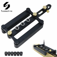 straight hole doweling jig kit 6810mm drill guide adjustable clip hole puncher locator jig for diy furniture woodworking tools