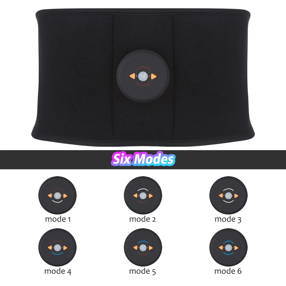 Body Slimming Belt Electric Abdominal Trainer Muscle Stimulator Toner Weight Loss New Smart EMS Fitness Vibration Unisex | Красота и