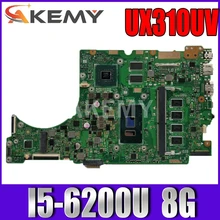 UX310UV Laptop motherboard for ASUS ZenBook UX310UQ UX310UQK UX310U original mainboard 8GB-RAM I5-6200U GT940MX-2GB