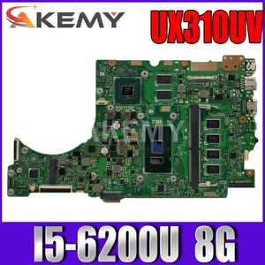 ux310uv laptop motherboard for asus zenbook ux310uq ux310uqk ux310u original mainboard 8gb ram i5 6200u gt940mx 2gb free global shipping