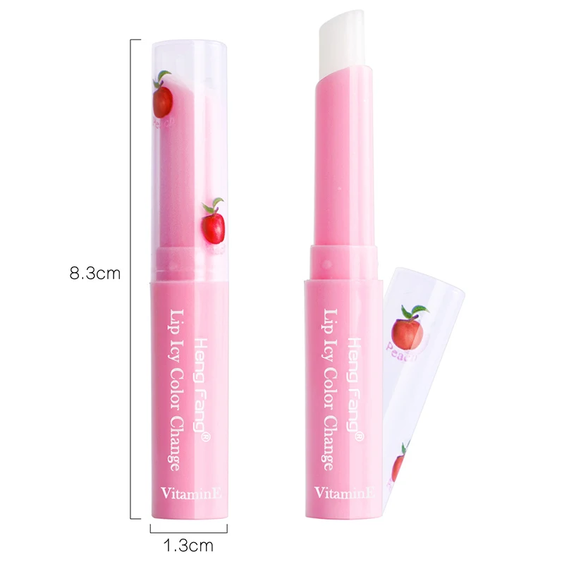 1 шт. бальзам для губ персикового цвета профессиональный стойкий меняющий цвет