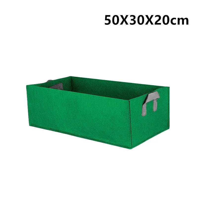 50x30x20cm Экологический растительный мешок плантатор для выращивания картофеля «сделай сам» нетканый материал томатный мешок-контейнер для посадки растений садовый цветочный горшок - Цвет: 50x30x20cm