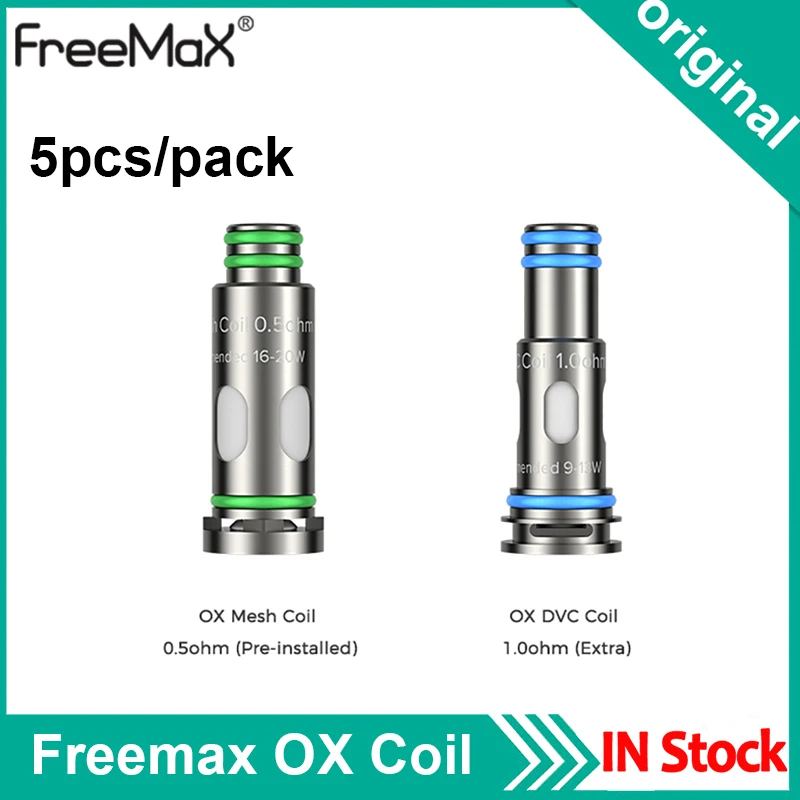 

Оригинальная катушка Freemax Onnix OX, сетчатая катушка 0,5 Ом, DVC 1,0 Ом, сменная катушка для набора электронных сигарет Onnix