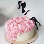 Акриловый Топпер для торта на высоких каблуках для девушек, свадебные украшения, с днем рождения, десерт, Топпер для кексов, прочный P7Ding