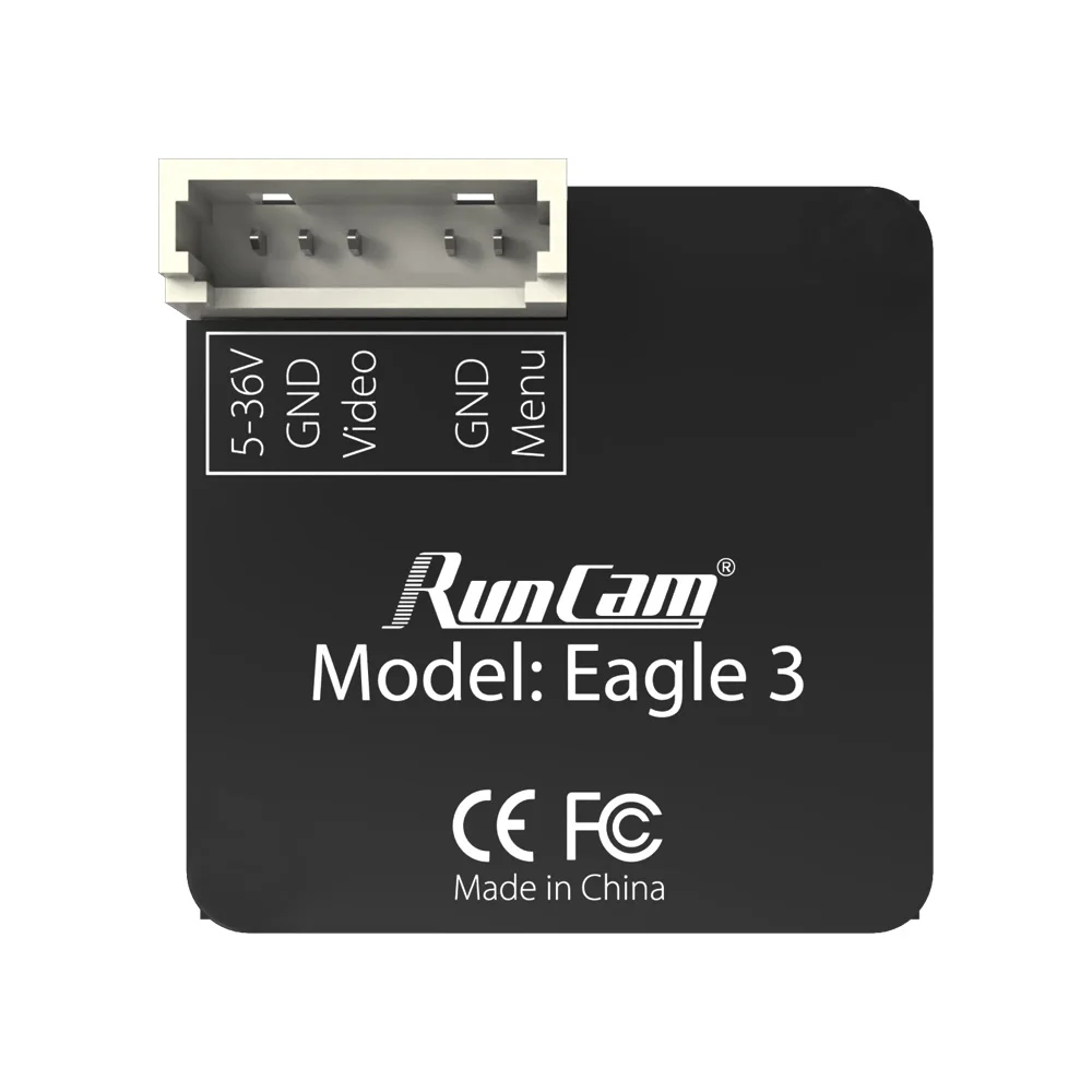 

RunCam Eagle 3 1/2.8" Starlight CMOS Sensor 1000TVL 2.1mm FOV 155degree 5-36V FPV Camera for RC FPV Racing Freestyle Drones