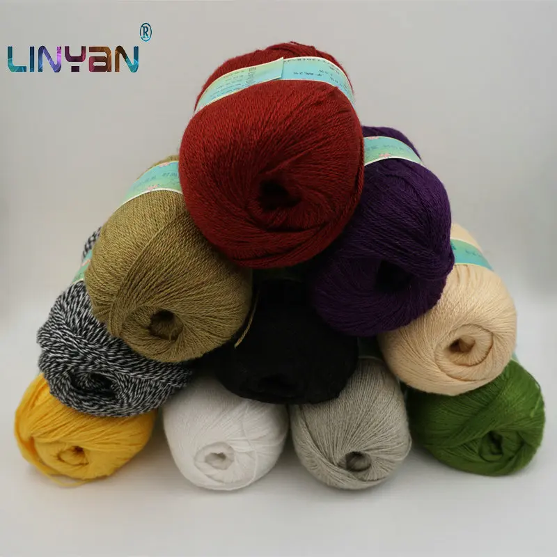 500 г/лот Iceberg норковые ворсинки норковая шерстяная пряжа для вязания и крючком