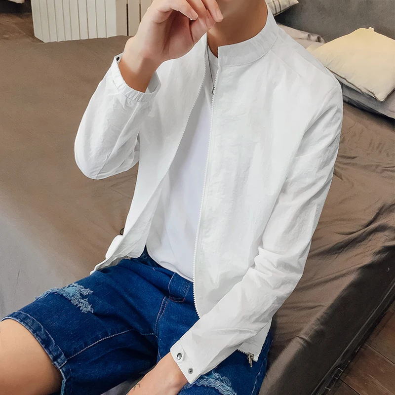 Мужская одежда в Корейском стиле солнцезащитное пальто весна-лето 2020