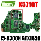 Akemy для ASUS VivoBook X571GT X571GD K571GD VX60GT Laotop материнская плата X571GT материнская плата I5-8300H CPU 8 Гб RAM GTX 1650V4G