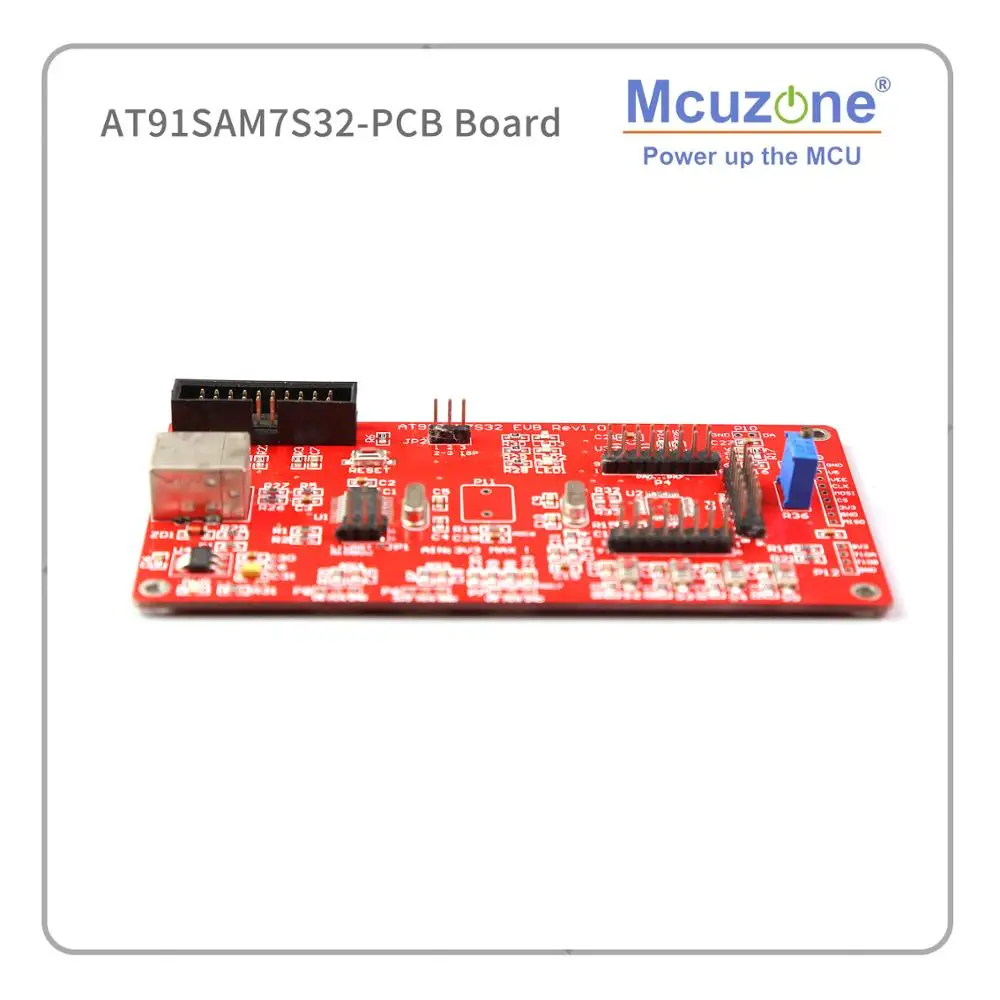 AT91SAM7S32-PCB ARM7 SAMS764 7S32 USART DBGU SPI 8CH 10bit ADC JTAG USB ATMEL микрочип AT91SAM7S32-EK | Компьютеры и офис