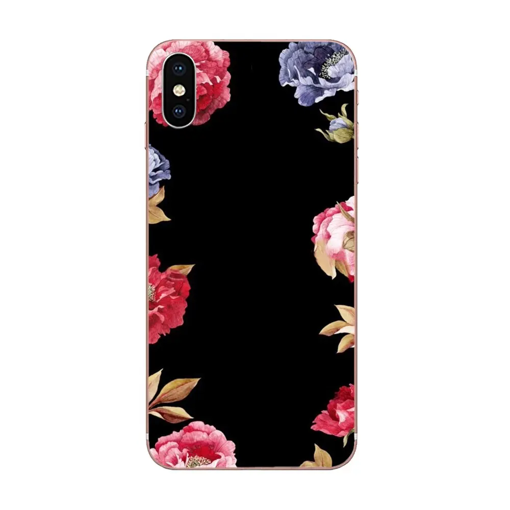 Красочные красивые красный Лотос фиолетовый цветок для Galaxy J1 J2 J3 J330 J4 J5 J6 J7 J730 J8 2015