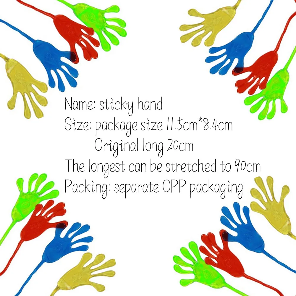 Дети липкий ладони рук вечерние пользу игрушки новинки призы в подарок на день