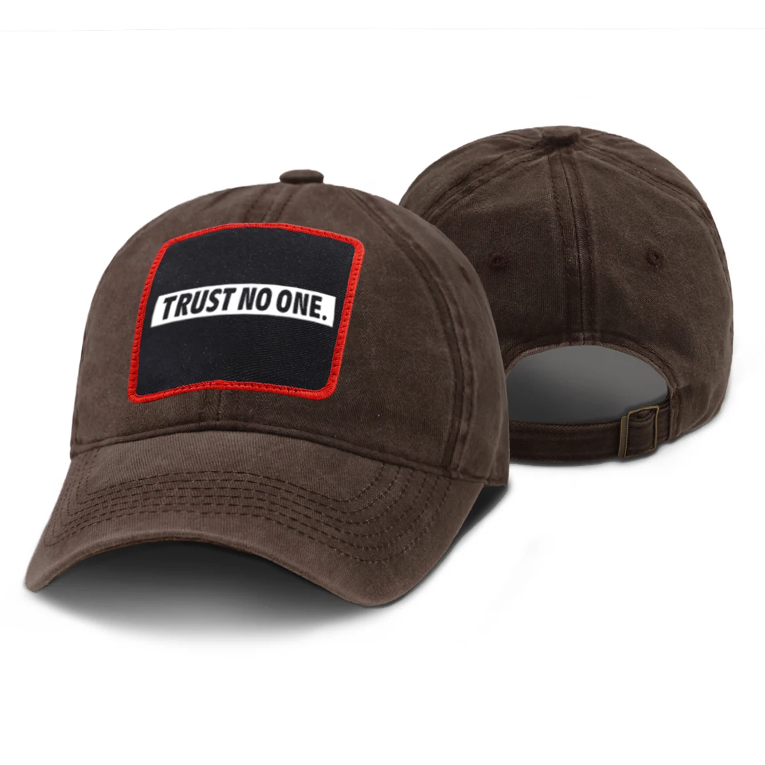 Мужские Винтажные бейсболки Trust No One с принтом армейская бейсболка Летняя