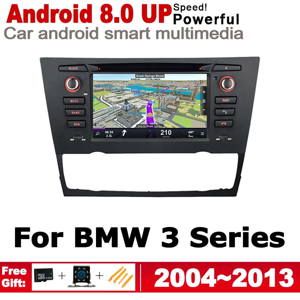 Автомобильный мультимедийный плеер 2 DIN HD стерео Android DVD GPS навигация карта для BMW 3