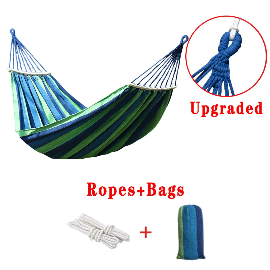 200X150CM гамаки Портативный Кемпинг шланг для полива огорода двора висит 1 x стул + 2