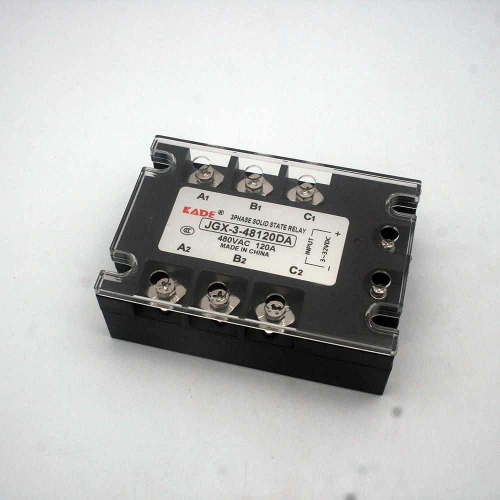 Jgx-3/SSR-3 100DA/120DA/150DA/200DA DC Control AC трехфазное твердотельное реле 480VAC 3-32VDC