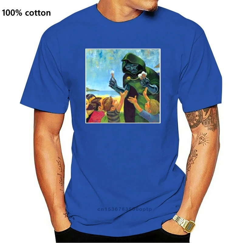 

Новые черные футболки рубашка MF DOOM мужская одежда