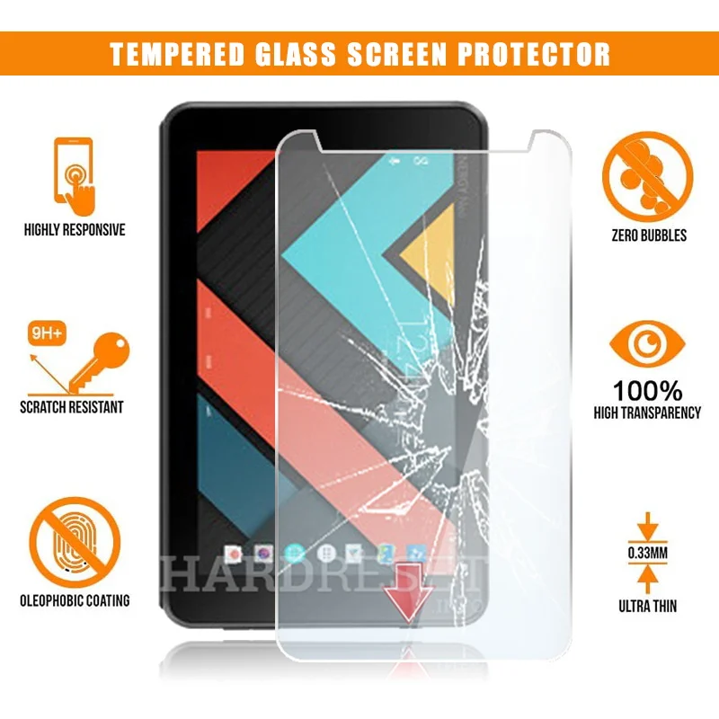 

Screen Protector for ENERGY SISTEM Tablet NEO 2 7.0 Tablet Tempered Glass 9H Premium Scratch Resistant Film Guard Cover