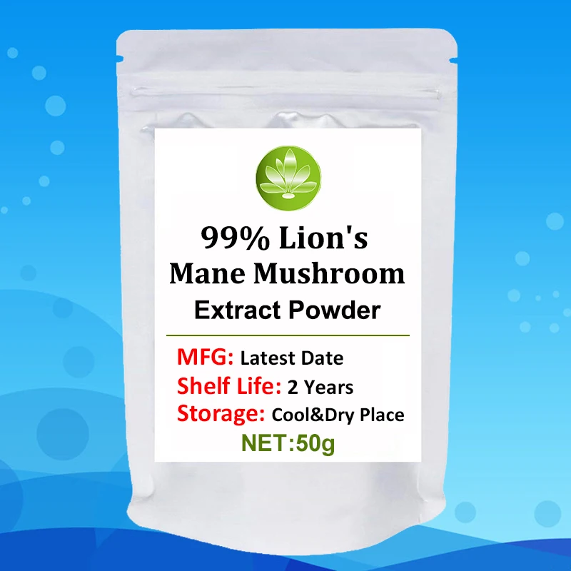 

Organic 99% Lion's Mane Mushroom Extract Powder,hericium Erinaceus,hericium Erinaceum,Hericium,Bear's Head Tooth Mushroom