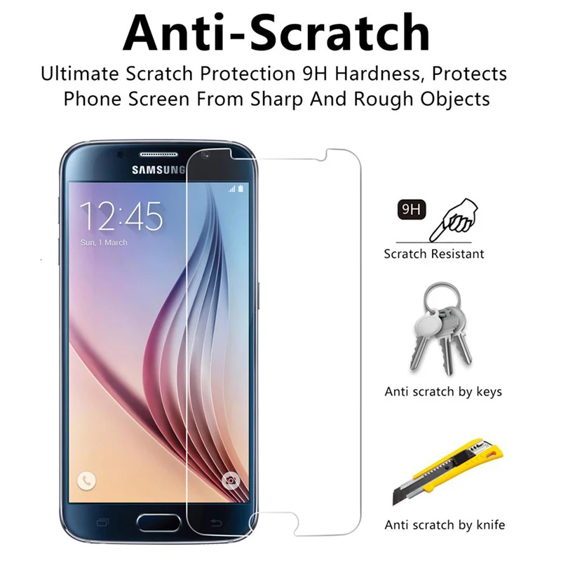 Фото 9H HD Hard Tempered Glass Phone Screen Protector for Samsung Galaxy S6 S7 S2 Protective Film S5 Mini S4 S3 Neo S III Мобильные 9H HD Hard Tempered Glass Phone Screen Protector for Samsung Galaxy S6 S7 S2 Protective Film S5 Mini S4 S3 Neo S III Мобильные