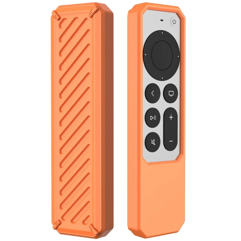 

Silicone remote control protective cover for Apple TV 4k siri remote control 2021 non-slip shockproof soft shell remote control