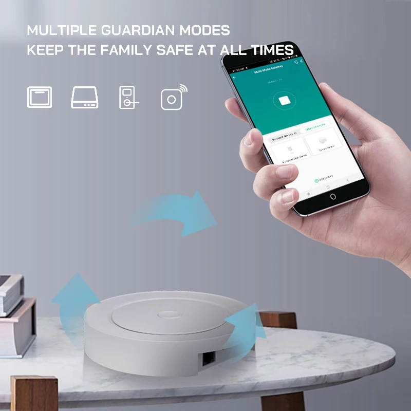 Умный шлюз 3 в 1 Tuya Zigbe многорежимный с поддержкой Bluetooth Wi-Fi дистанционное