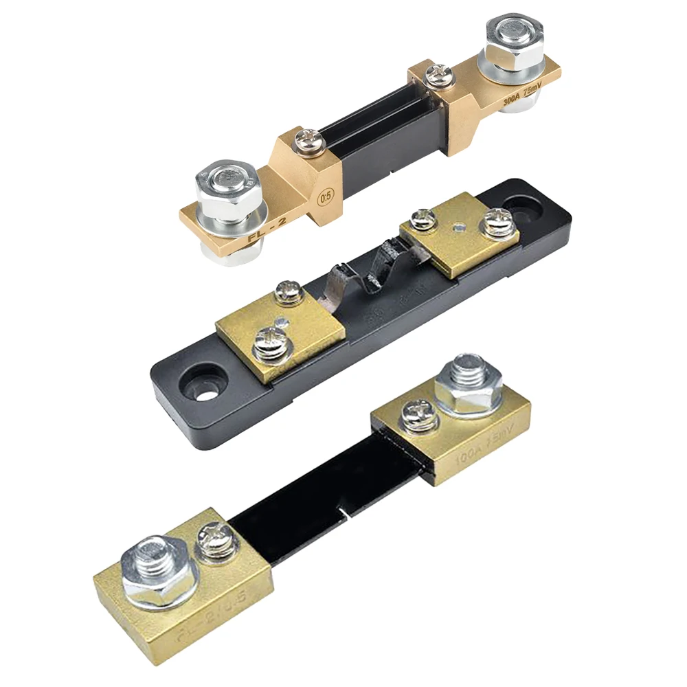 Внешний шунт FL-2 300 а 200 А 100 50 30 20 10 75 мВ измеритель тока шунтирующий резистор для