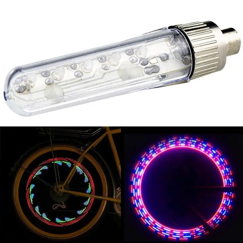 

5 LED Wheel Lights, Colorful Luminous, Cool Fried Street, Suitable For Bicycles, Motorcycles And Car With Built-in Batteries