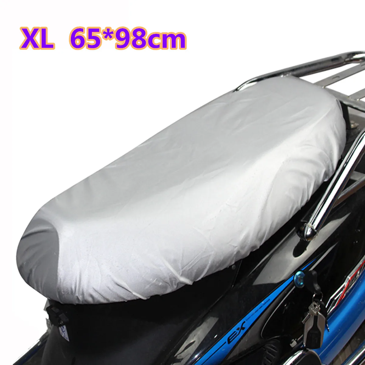 XLS Универсальный чехол для сиденья скутеров Водонепроницаемый M/L/XL мотоциклетный Снежный чехол солнцезащитный козырек от пыли УФ Дождь подушка коврик ткань Оксфорд - Название цвета: XLS