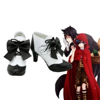 anime black butler little red riding hood ciel phantomhive cosplay shoes custom made
