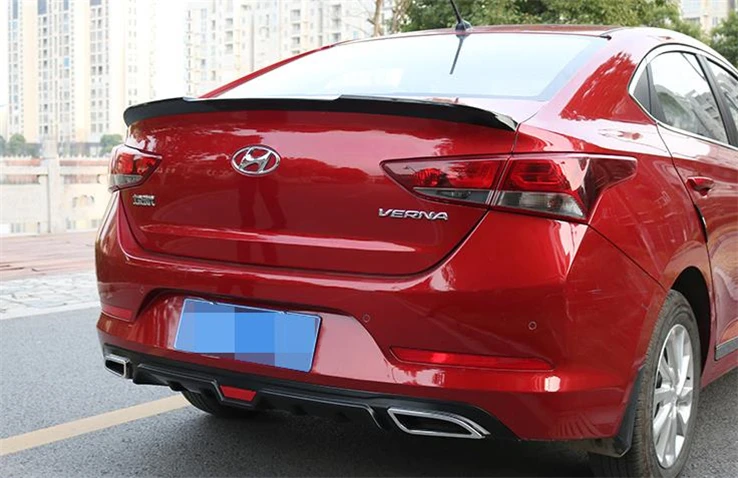 Спойлер для заднего крыла автомобиля задний спойлер Hyundai Verna 2017 цвет грунтовки