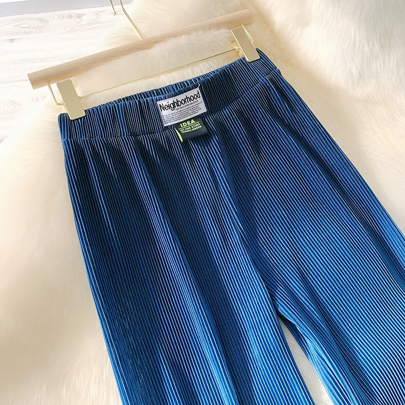 

Pantalones De Mujer Verano Gradient Color Beam Pants Women Summer Thin Loose Harem Pants Fashion Sports Casual Pants Tide Brand