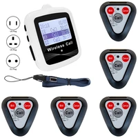 catel wireless restaurant calling system 1 watch receiver pager 5 call button waiter serivice buzzer hospital hotel bar
