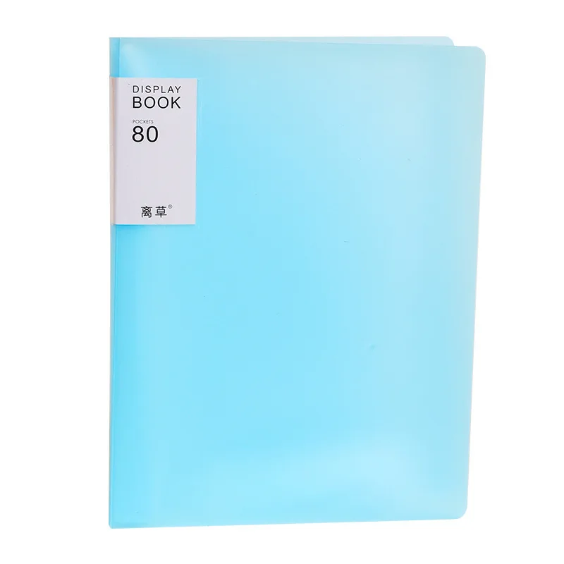 A4 Plastic Budget Binder File Folders Documents 30/60/100 Pages Office Desk Supplies Organizer Booklet Leaflet Student File images - 6