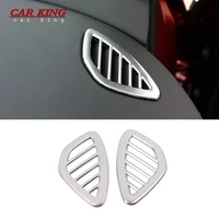 stainless steel car styling accessories for chevrolet cruze 2016 2017 2018 car front small air outlet decoration cover trim 2pcs