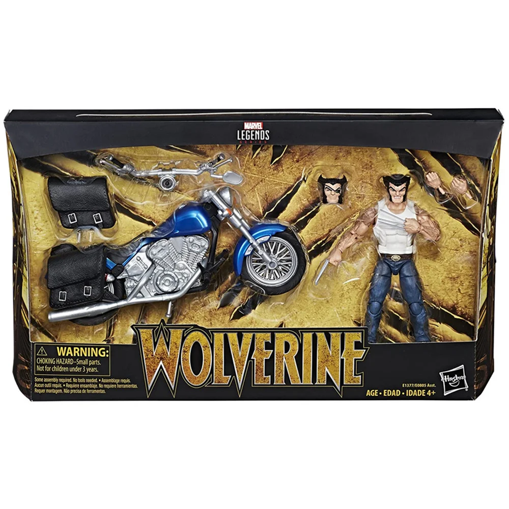

Marvel X-Men Wolverine and Motorcycle Legends Series 6-inch Action Figure Collectible Model Toy