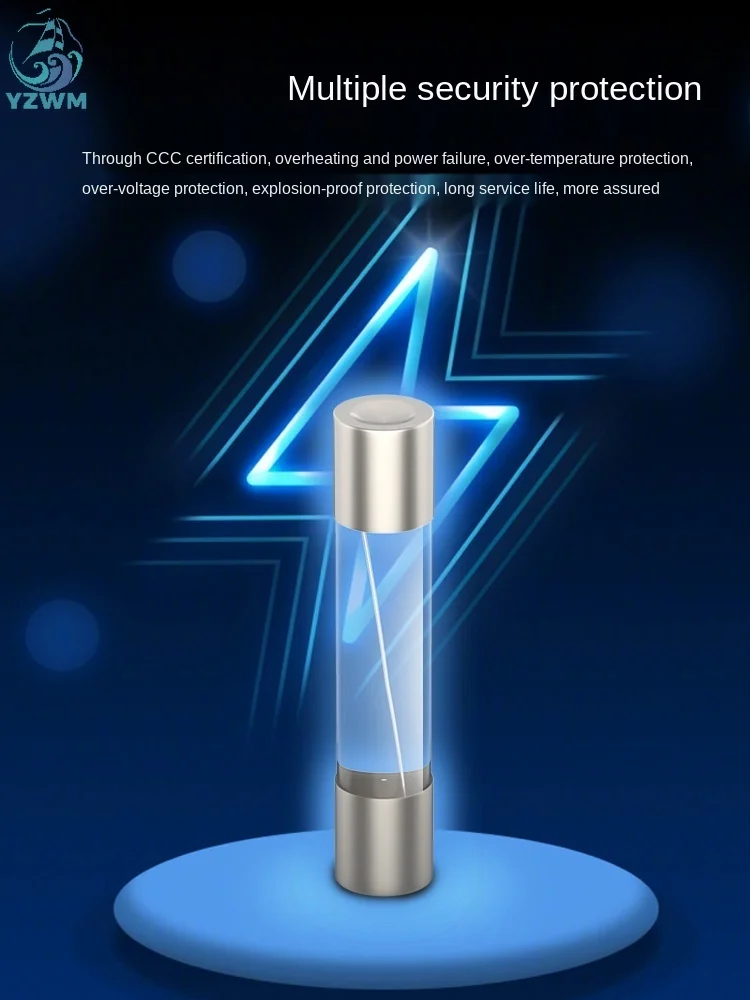 

YZWM 100PCS 5 * 20 Glass Fuse 6 * 30 Fuse 250V 1 2 3A 5A 6 8 12 10A