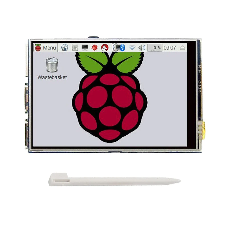 Raspberry Pi 4 Model B 4G с ЖК-дисплеем 3 5 дюйма RPI4 акриловый чехол RPI 4B в А адаптер питания 32