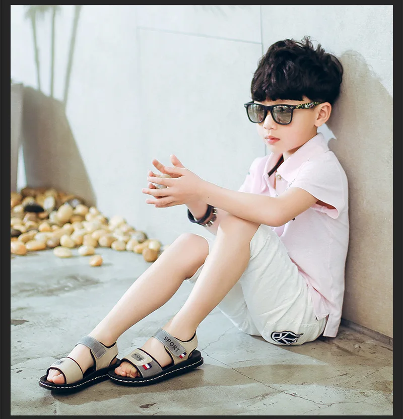 Сандалии детские из натуральной кожи 26-37 дюймов | Мать и ребенок