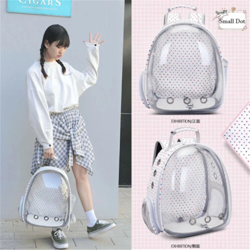 Новая космическая капсула астронавт Pet Cat Рюкзак пузырь окно для котенка щенок