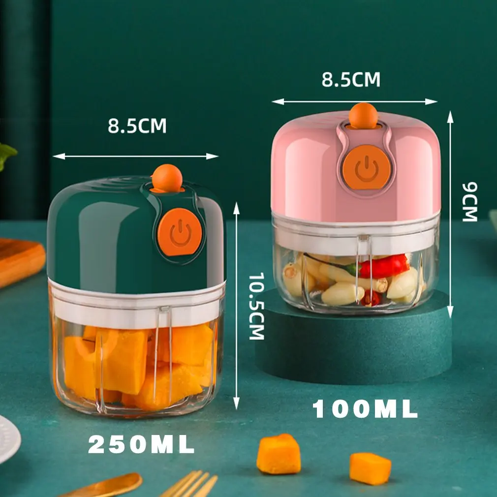 

Household Garlic Masher Vegetable Cutter Children's Food Supplement Machine Portable Meat Grinder Vegetable Chopper
